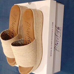 Blowfish slip on sandals